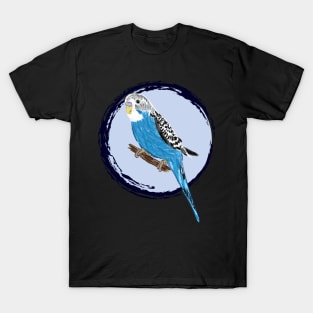 Nice Artwork showing a Blue Budgie IV T-Shirt